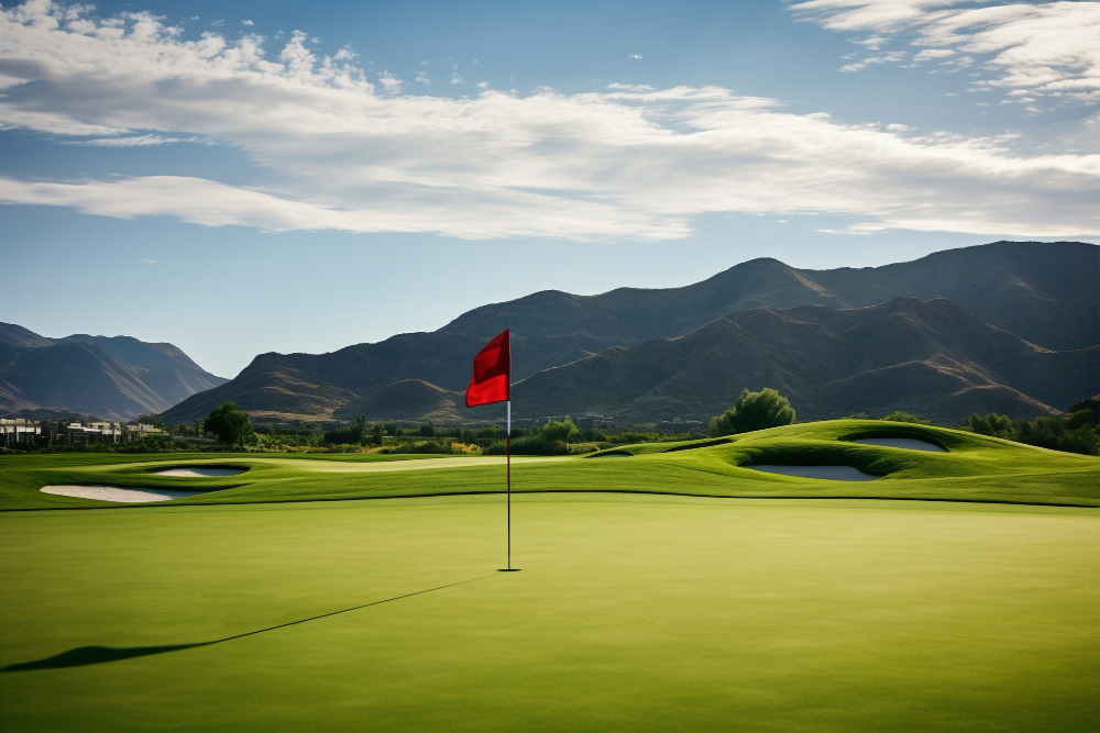 Morocco golf course Atlas Mountains