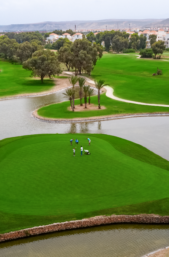 Royal Golf Dar Es Salam aerial view