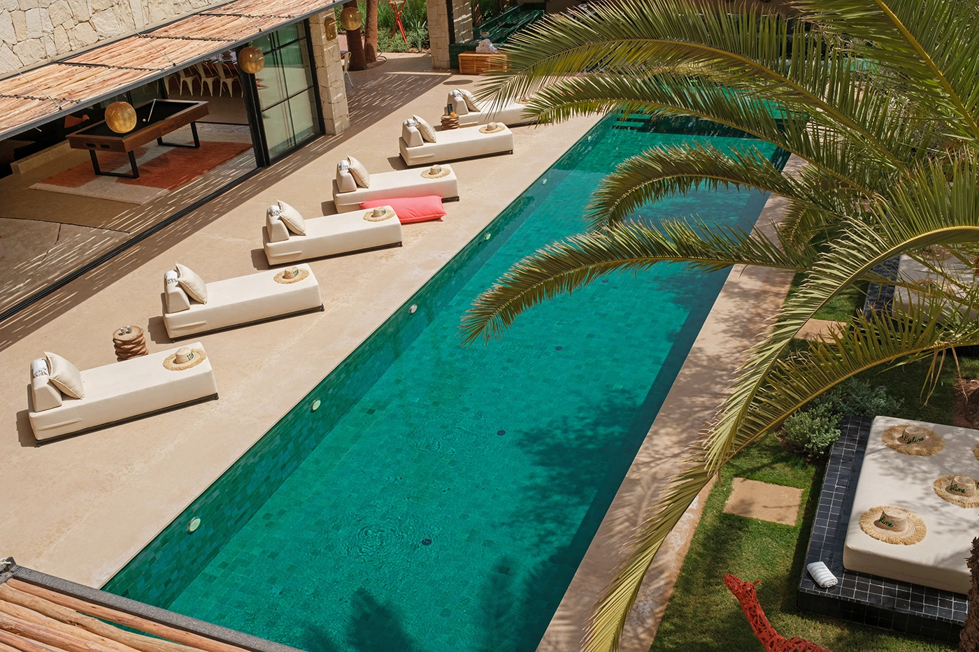private swimming pool in marrakech