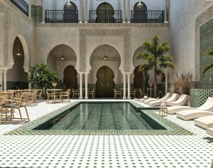 Traditional Moroccan riad