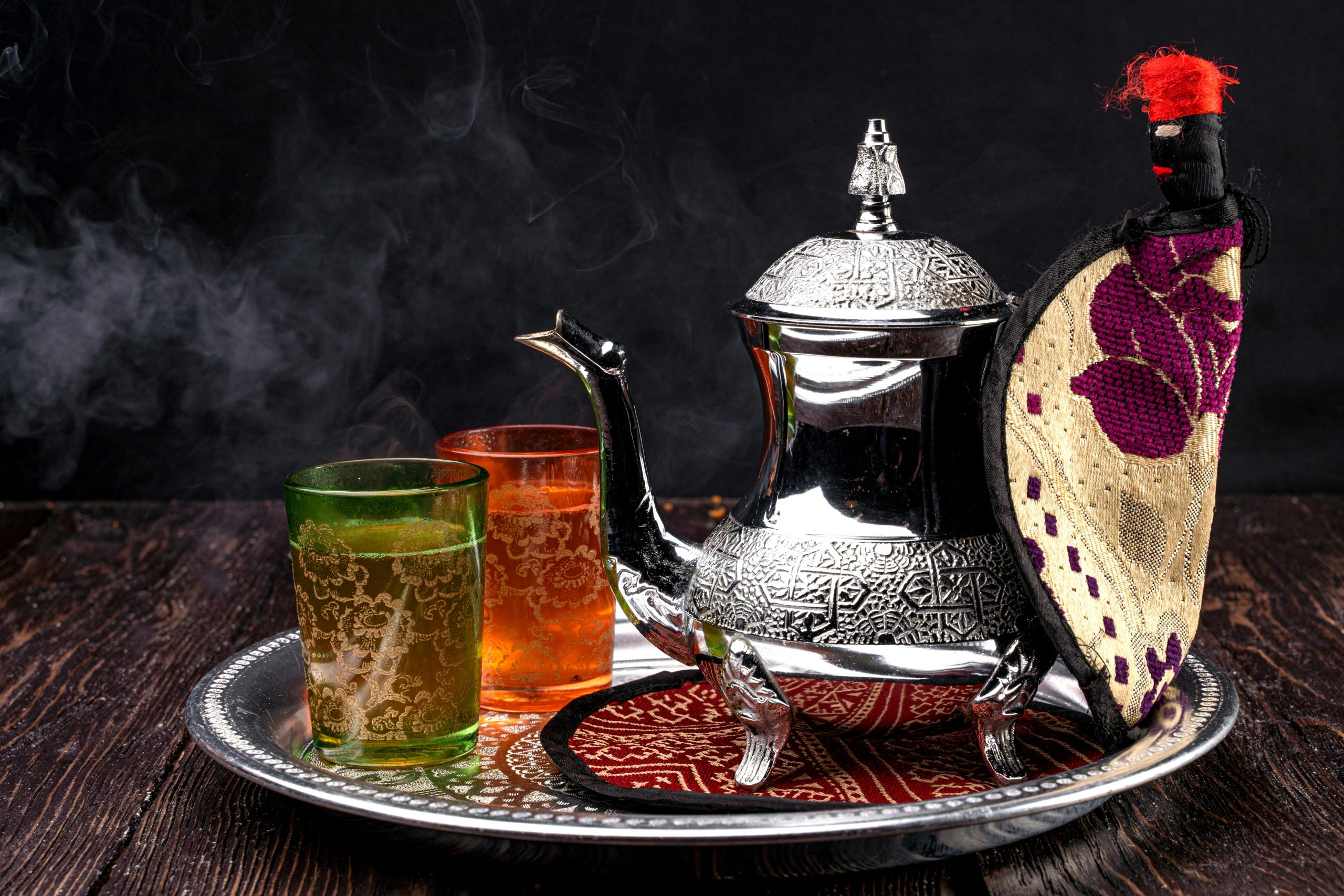traditional Moroccan mint tea