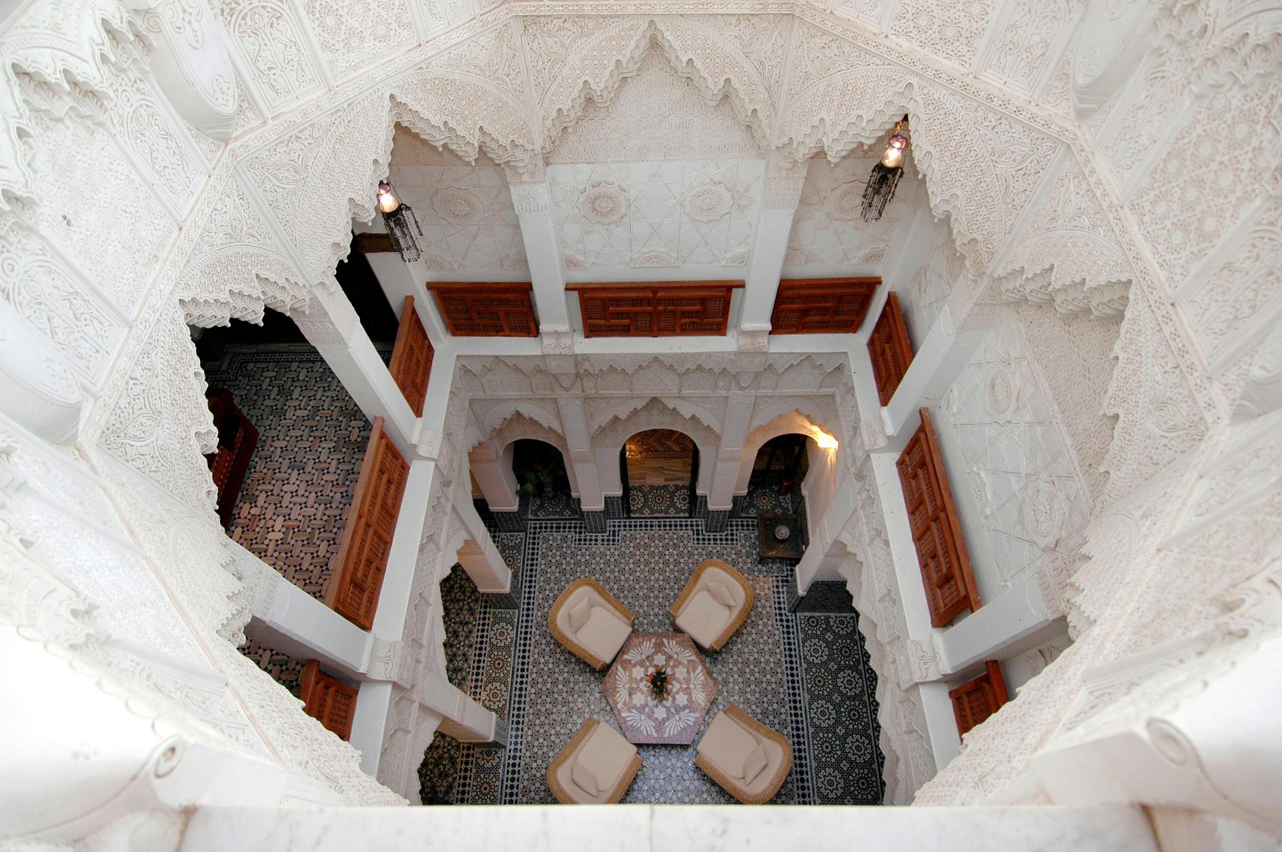 Traditional Moroccan riad
