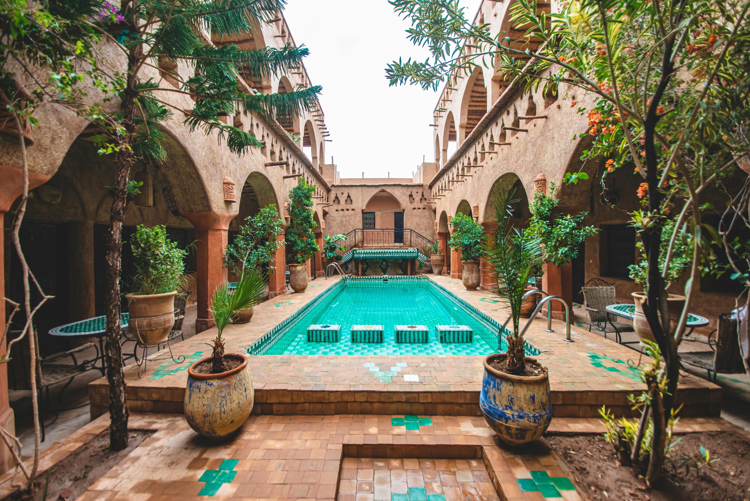 Traditional Moroccan riad